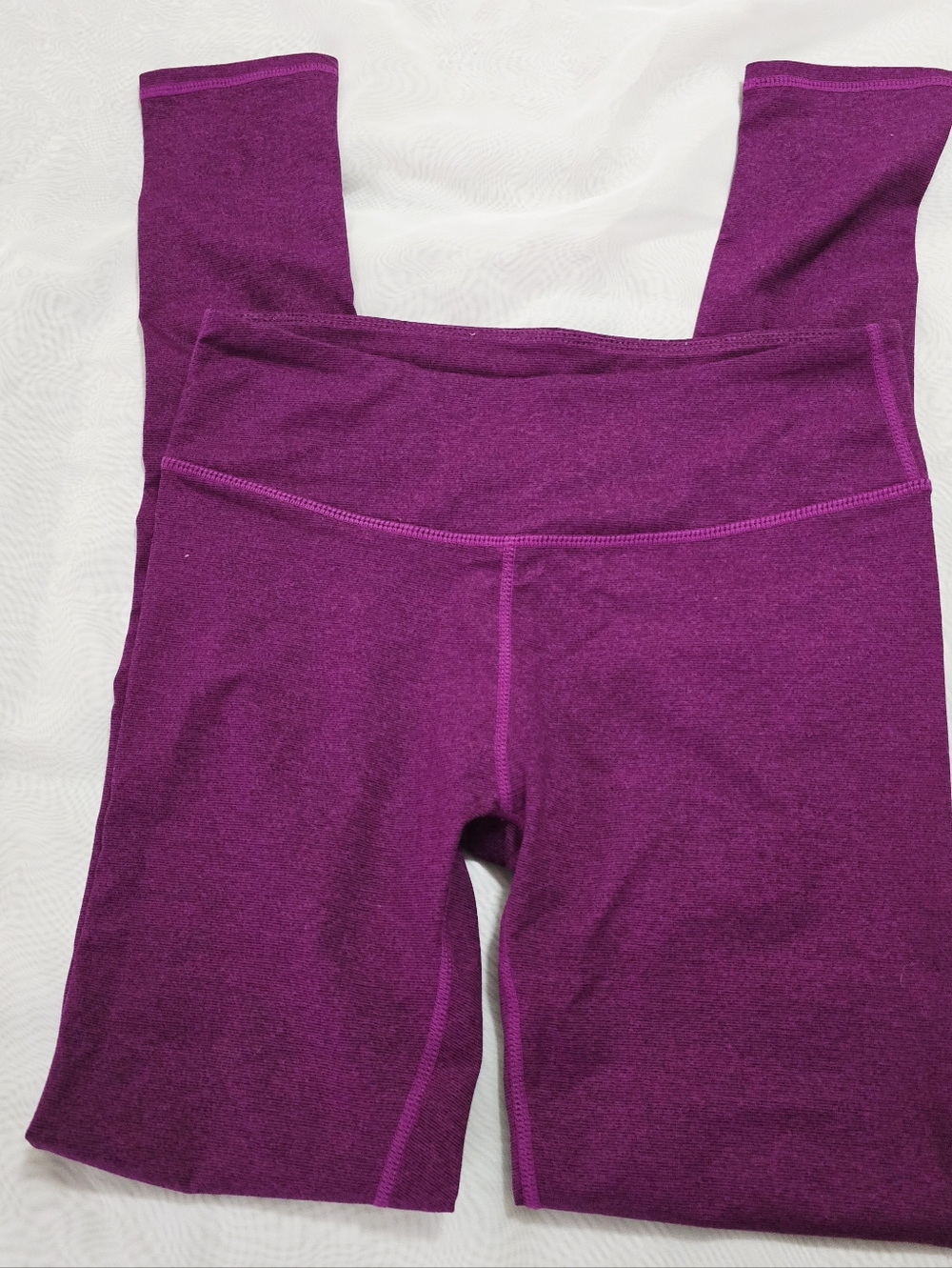 Fabletics Purple Full Length Athletic Leggings Mid Rise